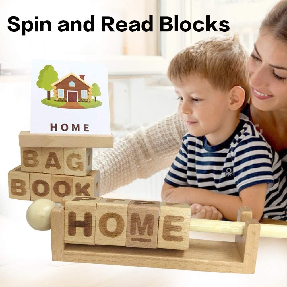 Vocabulary Building Wooden Learning Game - Default Title - Odeez | Educational Toys Pakistan 