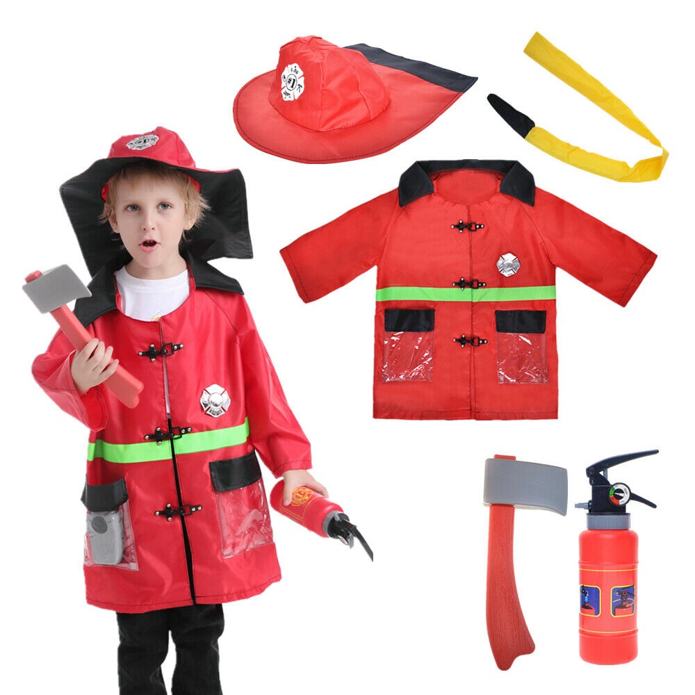 Kids Career Costumes - Firefighter Age 3 to 6 years - Default Title - Odeez | Educational Toys Pakistan 