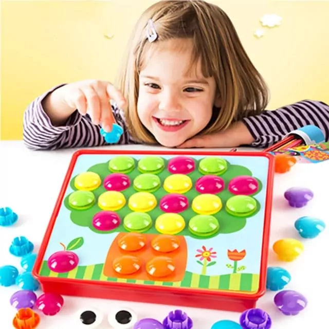 Button Idea Color Reconigtion Kit - 6 Pattern - Default Title - Odeez | Educational Toys Pakistan 