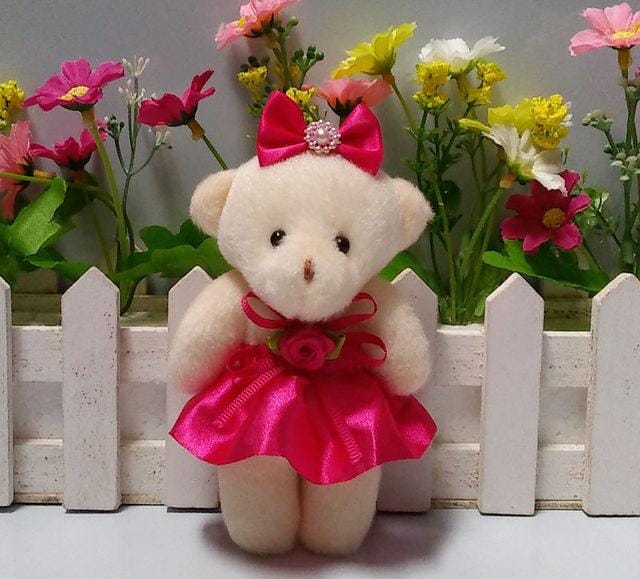 Soft Teddy Mini Keychain - Default Title - Odeez | Educational Toys Pakistan 