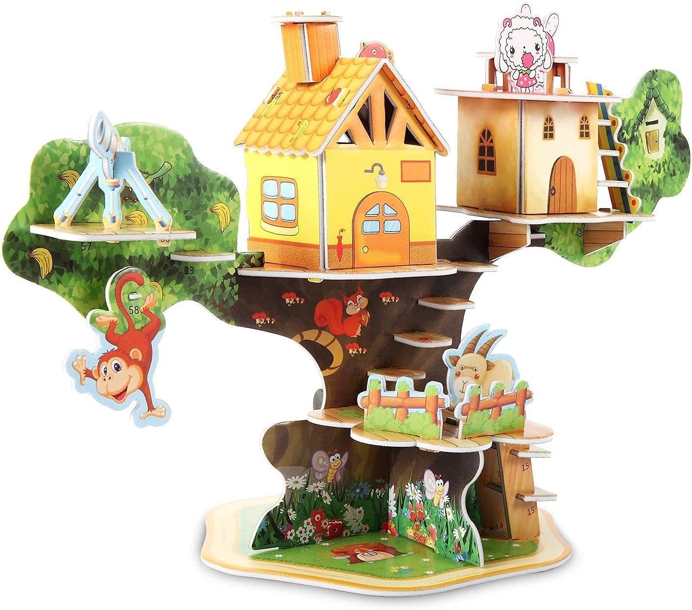 DIY 3D Villa Foam Puzzle Set - 488 - Default Title - Odeez | Educational Toys Pakistan 