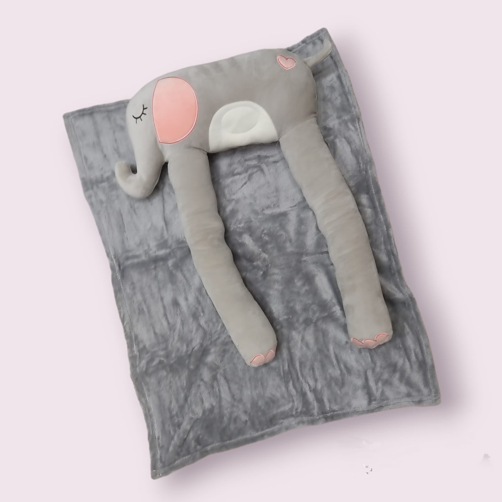 Baby Cute Elephant Soft Pillow - 950 - Default Title - Odeez | Educational Toys Pakistan 