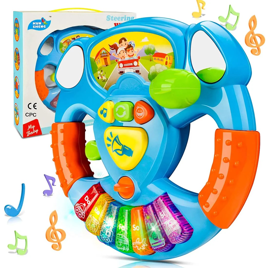 My Baby Steering Wheel - 868 - Default Title - Odeez | Educational Toys Pakistan 