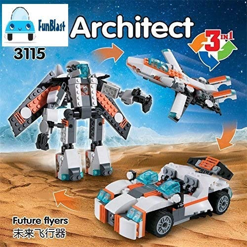 Architect Future Flyers 3 in 1 Blocks - 237 pieces - Default Title - Odeez | Educational Toys Pakistan 