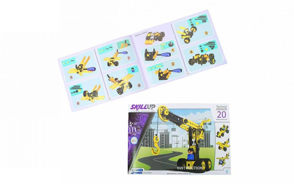 S.T.E.A.M 20 Models Construction Blocks 111 Piece - 002 - Default Title - Odeez | Educational Toys Pakistan 