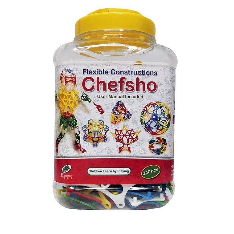 Flexible Interlocking Building Blocks - 120 piece - Default Title - Odeez | Educational Toys Pakistan 