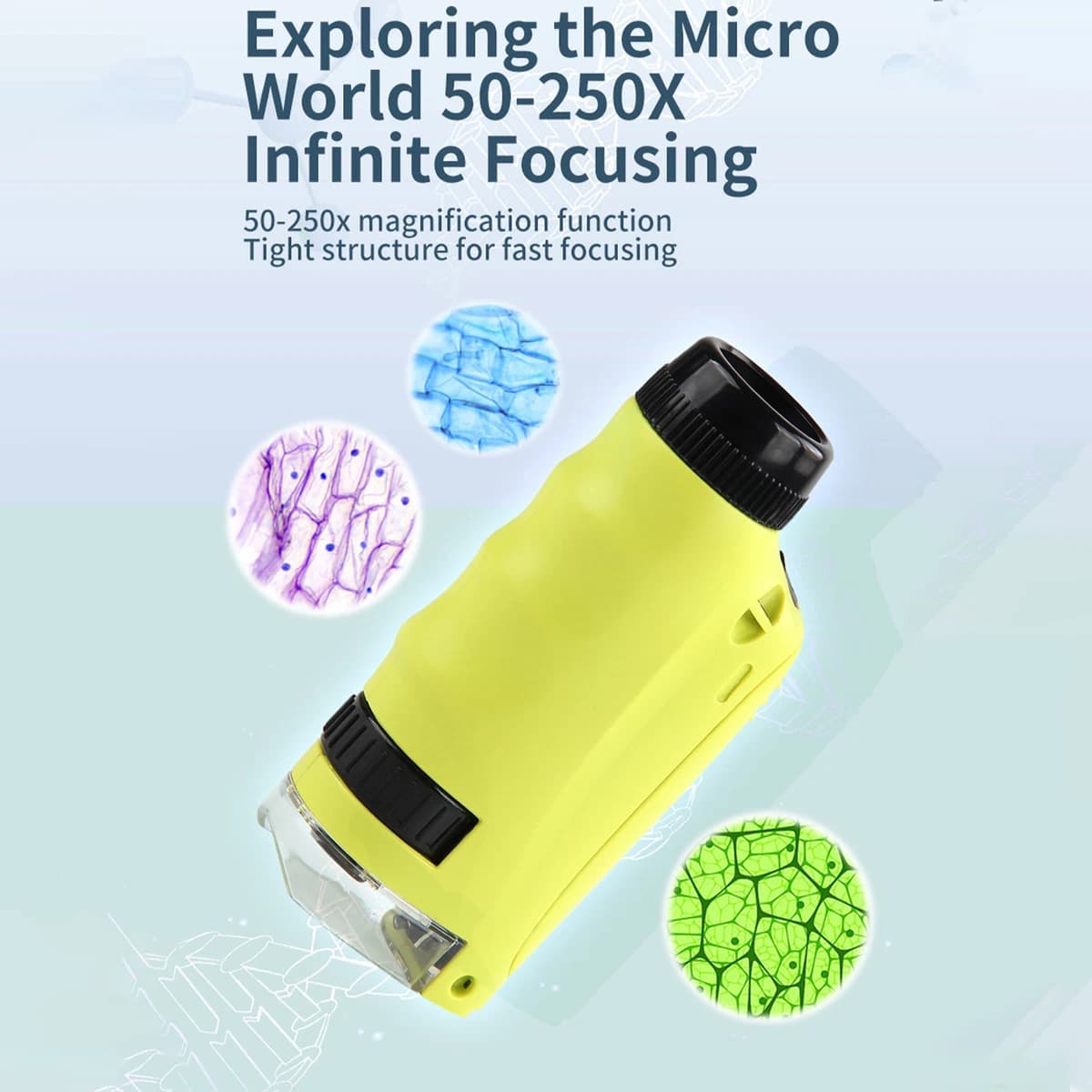 STEAM Portable Microscope Optics 250x Times Experiment Kit - 29A