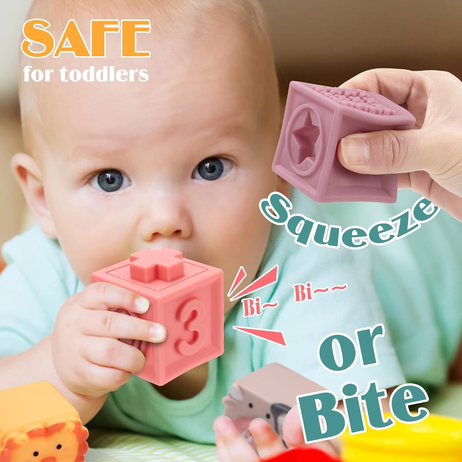 Baby Activity Soft Building Blocks Numbers and Shapes - 312