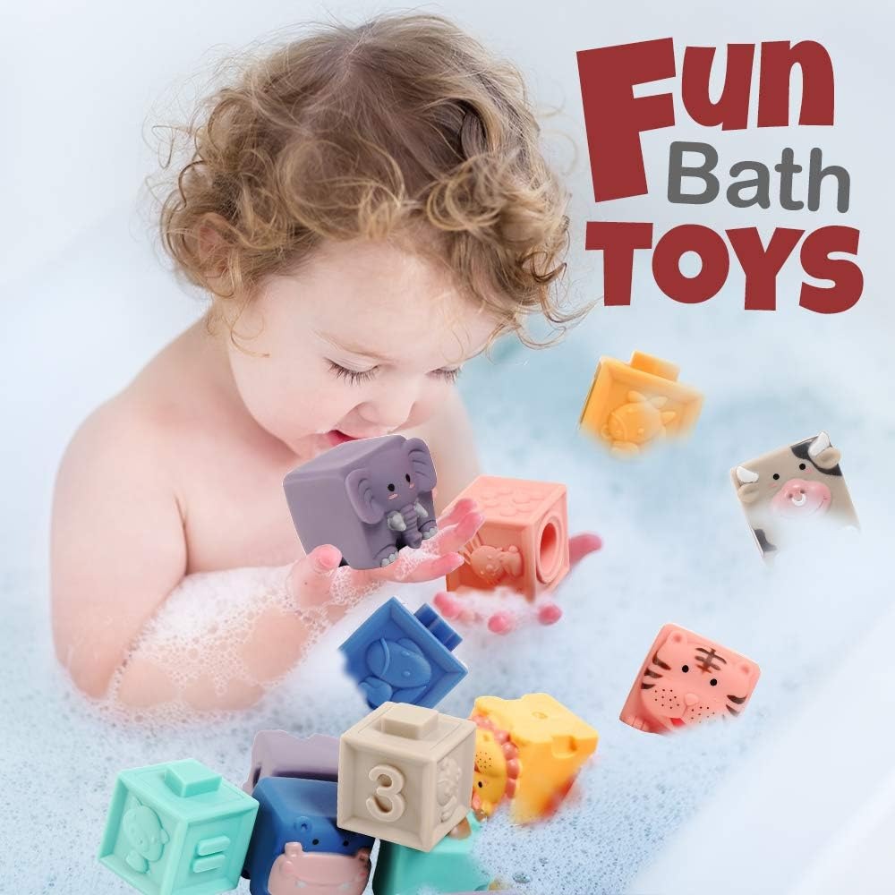 Baby Activity Soft Building Blocks Animal and Number - 313