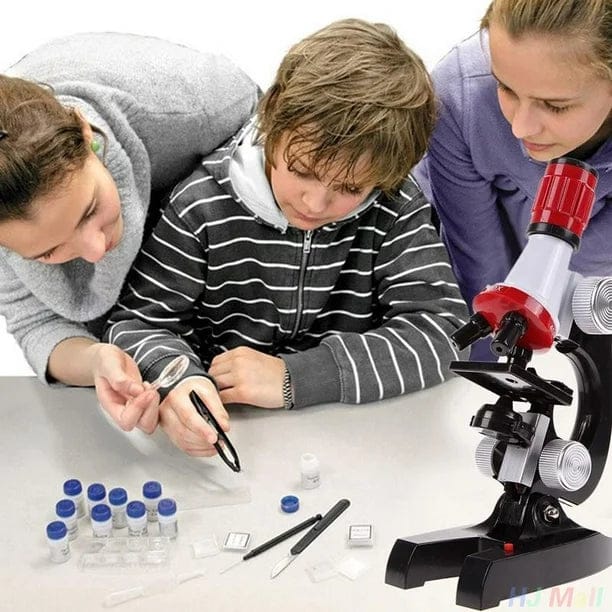 Fun & Learn Microscope for Kids 1200X - 128