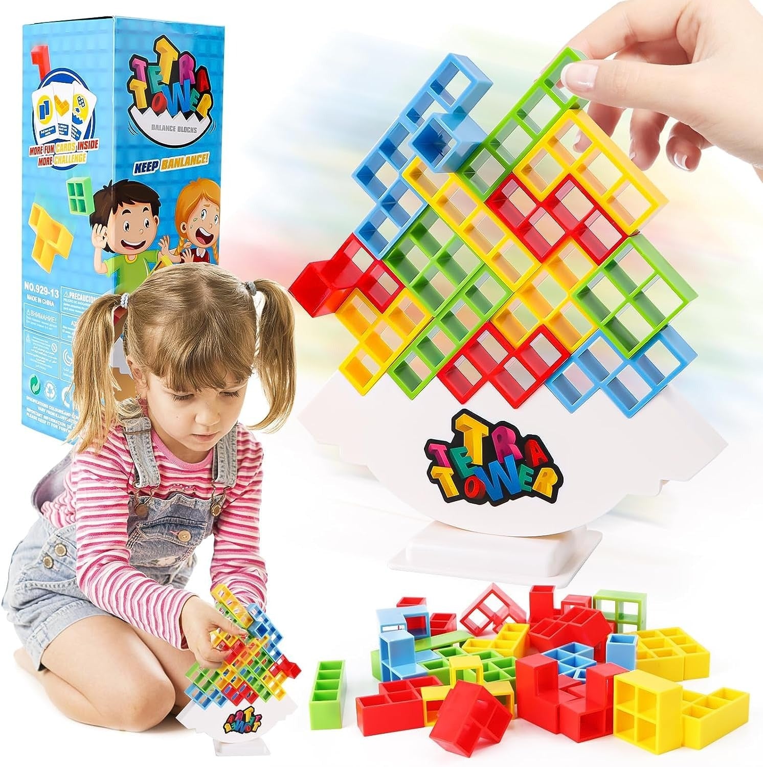 Tetra Tower Balance Stacking Blocks 16 Pieces - 224