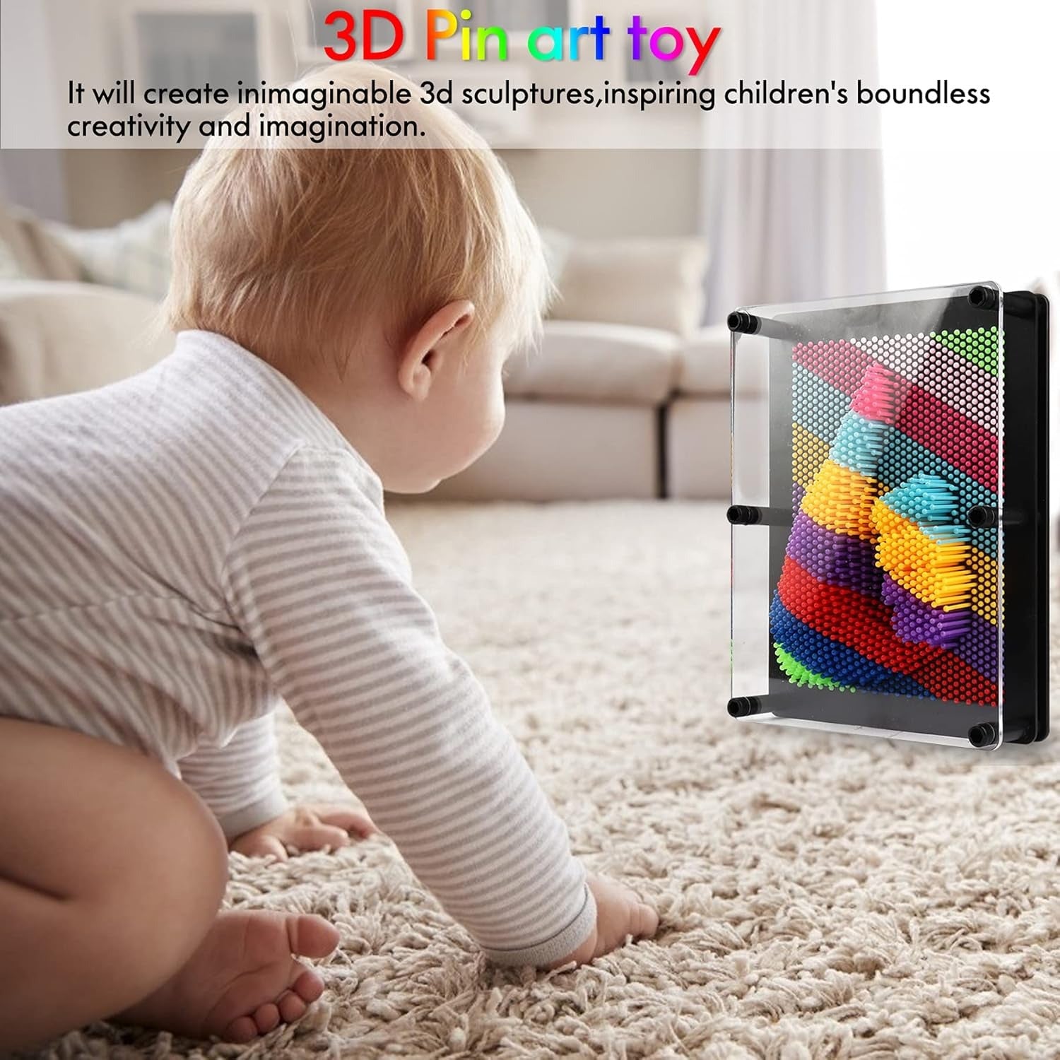 Pin Art 3D Board Sensory Sculpture Toy