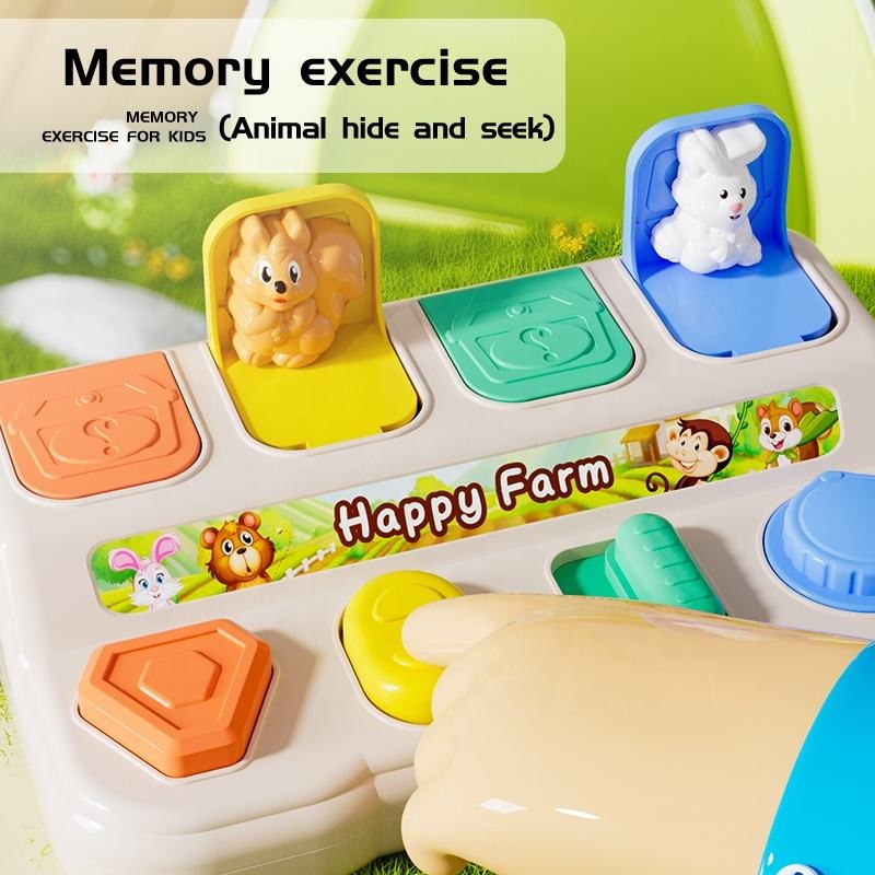 Cute Farm Animal Pop-Up Puzzle Press & Twist - B24