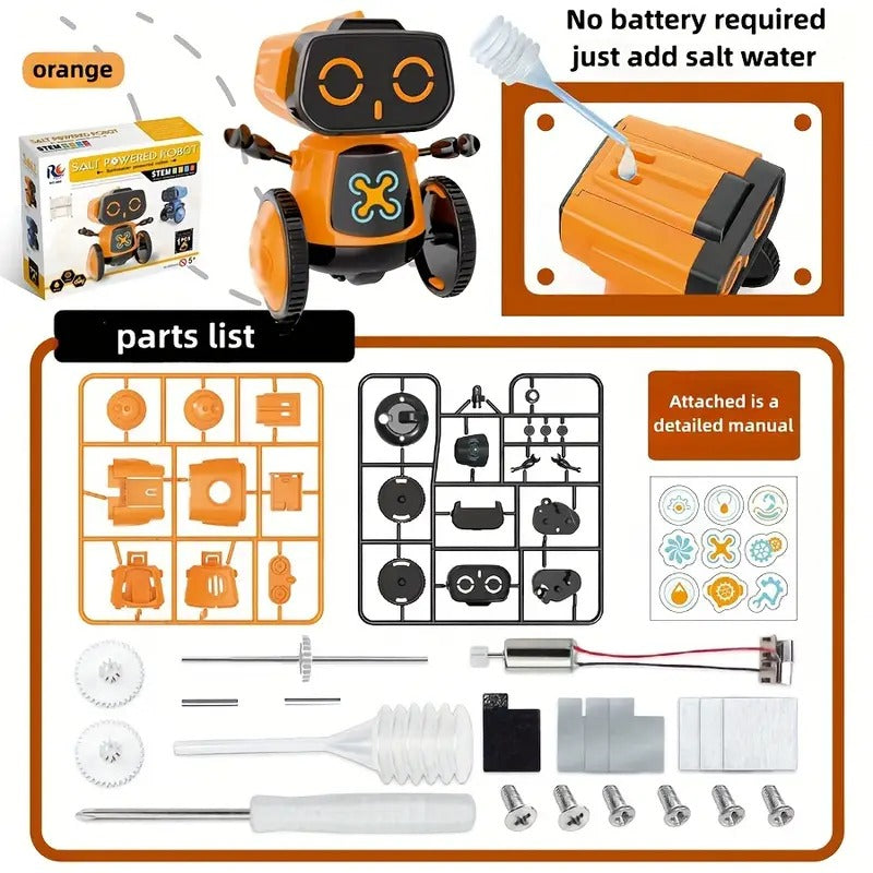 DIY STEM Salt Water Powered Robot Experiment Kit - 665