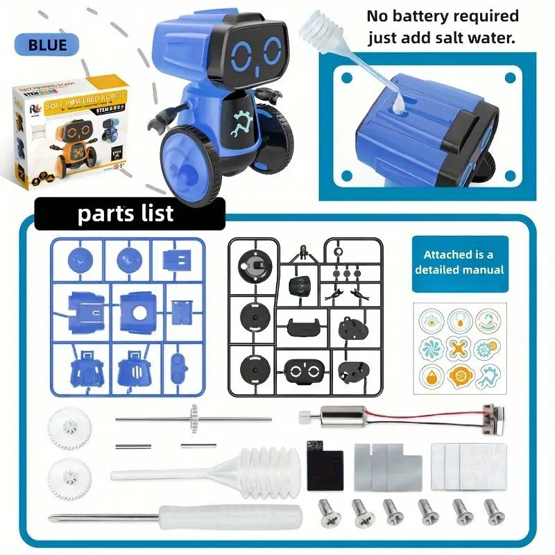 DIY STEM Salt Water Powered Robot Experiment Kit - 665