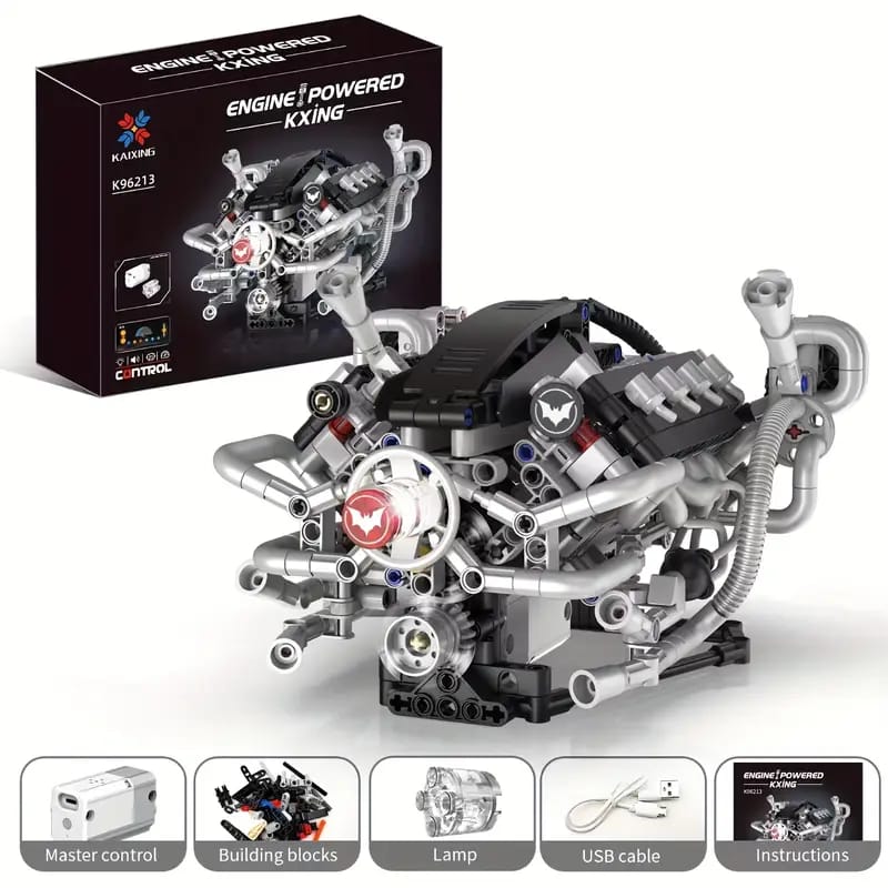 PowerBuild Electric Car Engine Model Kit - 213