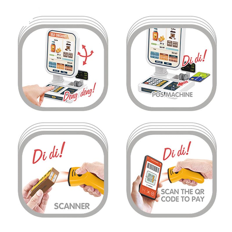 Pretend Play Realistic Shopping Fun Supermarket Set - 149