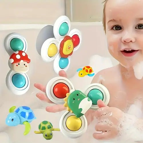 Suction Cup Spinners Sensory Toy 3 Pieces - 471