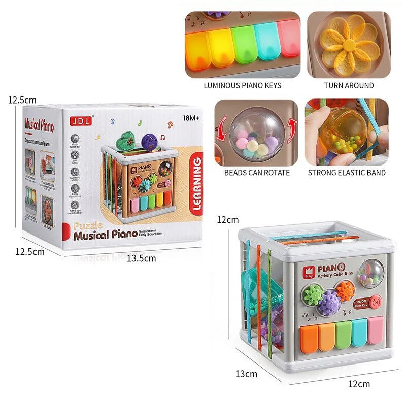 5 in 1 Baby Learning Piano Puzzle Cube - 023
