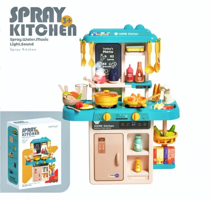 Realistic Kitchen Sink Play Set with Light & Sound - 255