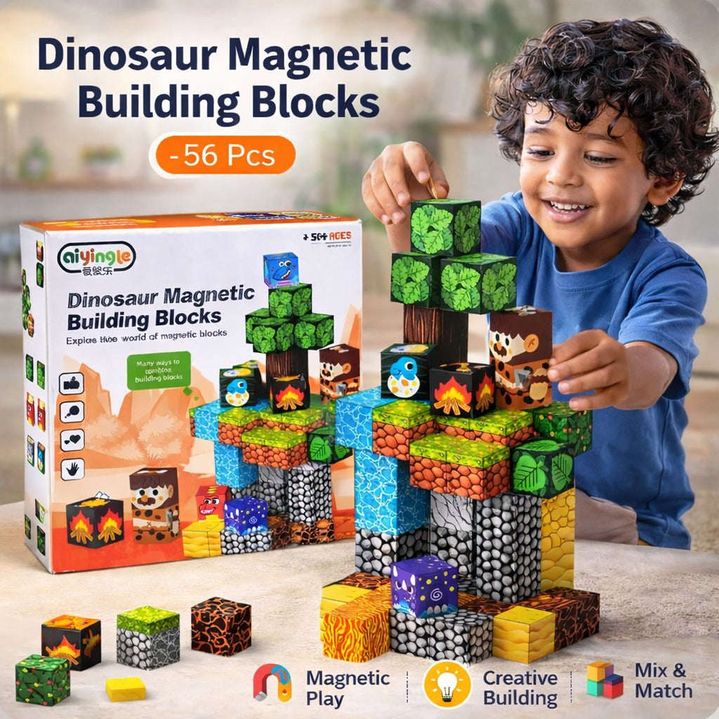 Dinosaur Creative Magnetic Cube Building Blocks - 888