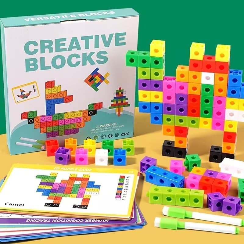 STEM Math Linking Interlinking Cubes Early Learning Activity Set
