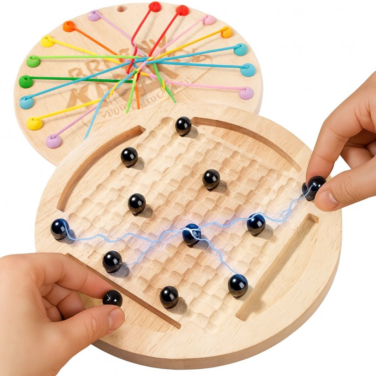 2in1 Magnetic Chess & Brain Knot Puzzle Game