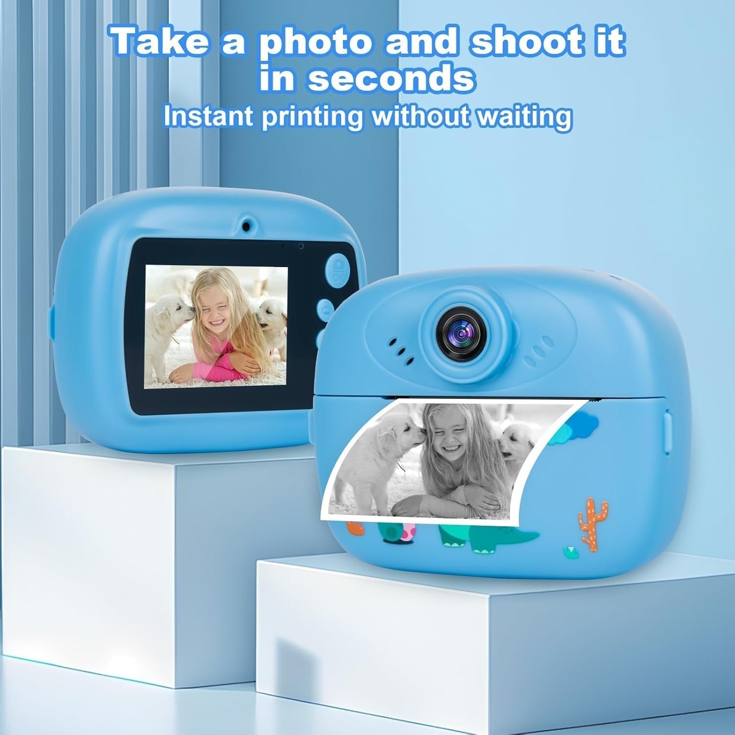 Instant Print Digital Camera for Kids - Y12