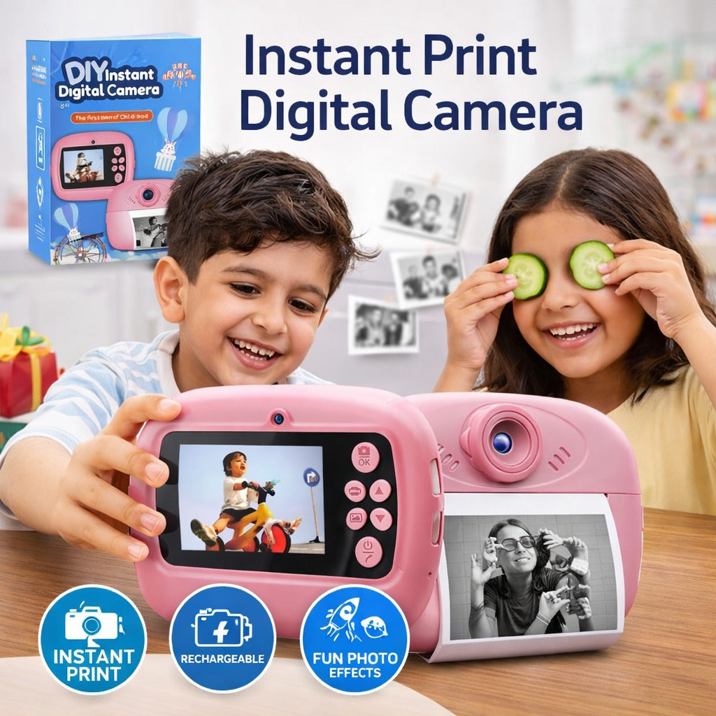 Instant Print Digital Camera for Kids - Y12