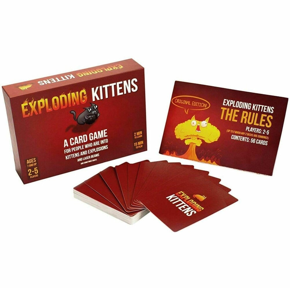 Exploding Kittens Family Card Game 2-5 Players