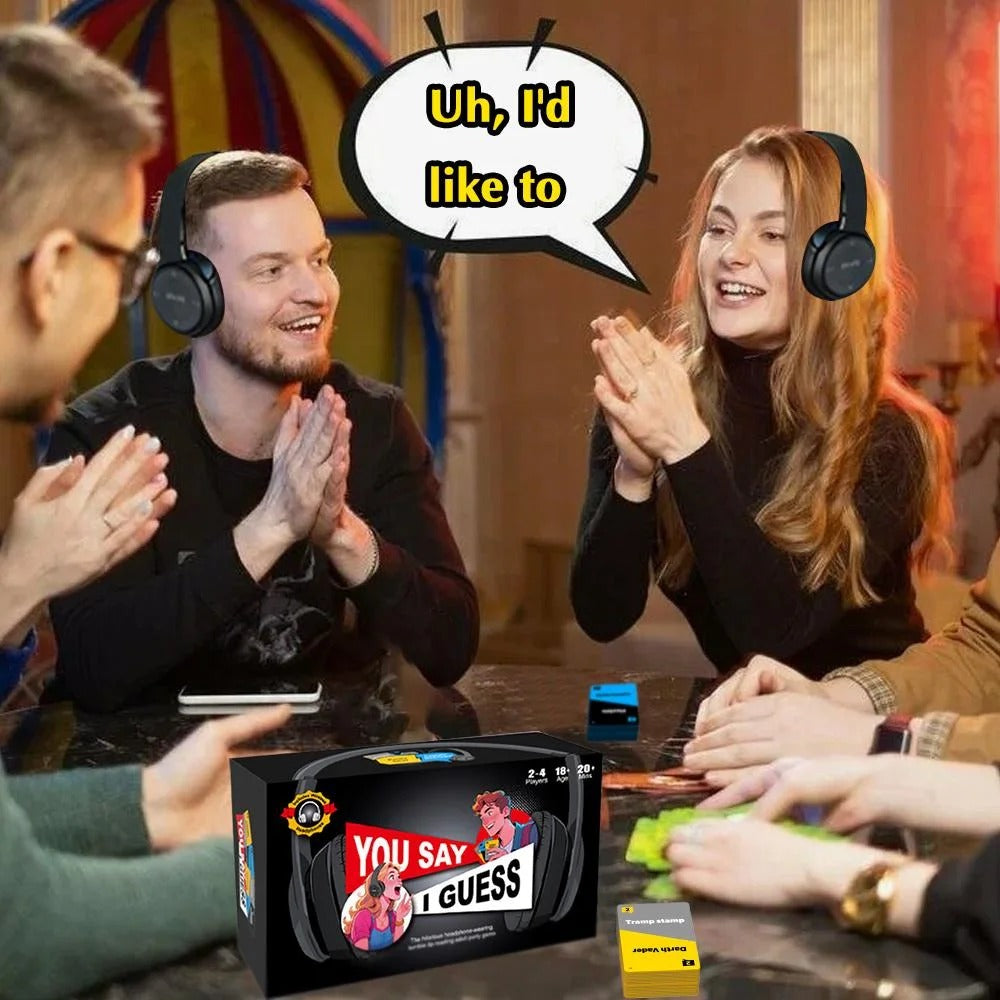 You Say I Guess - Lip Reading Adult Party Board Game - 011