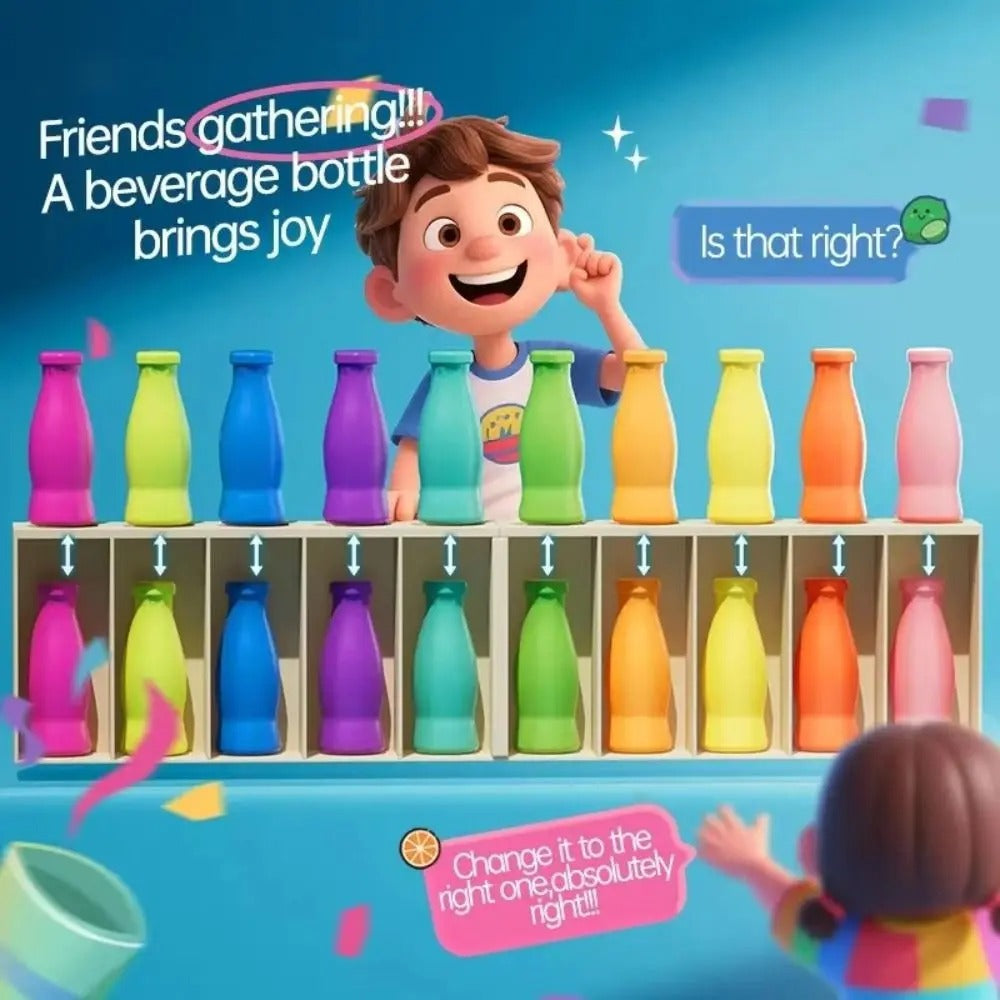 Bottle Color Matching Family Mind Challenge Game - 160