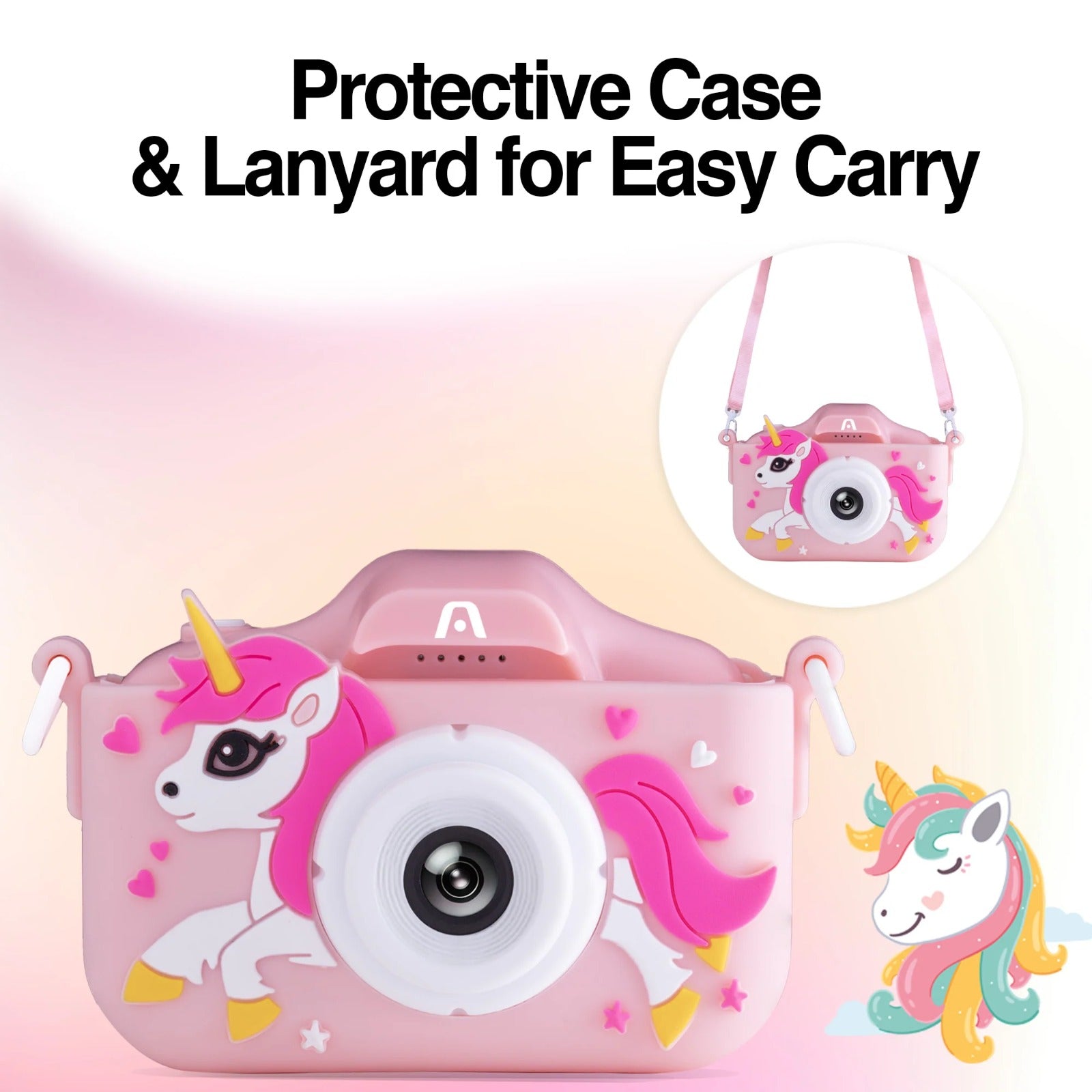 Multifunctional Digital Camera for Kids - Unicorn