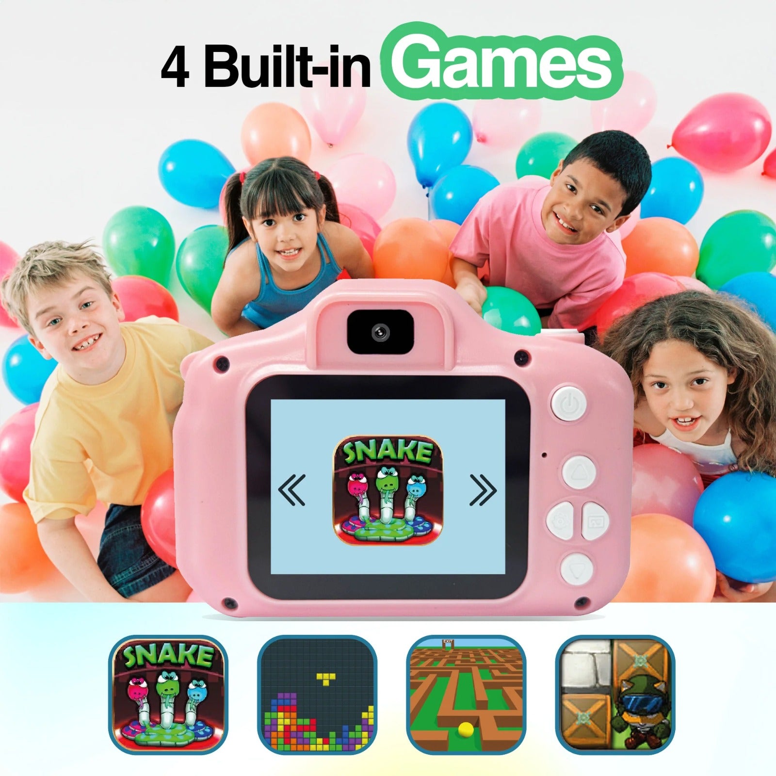 Multifunctional Digital Camera for Kids - Unicorn