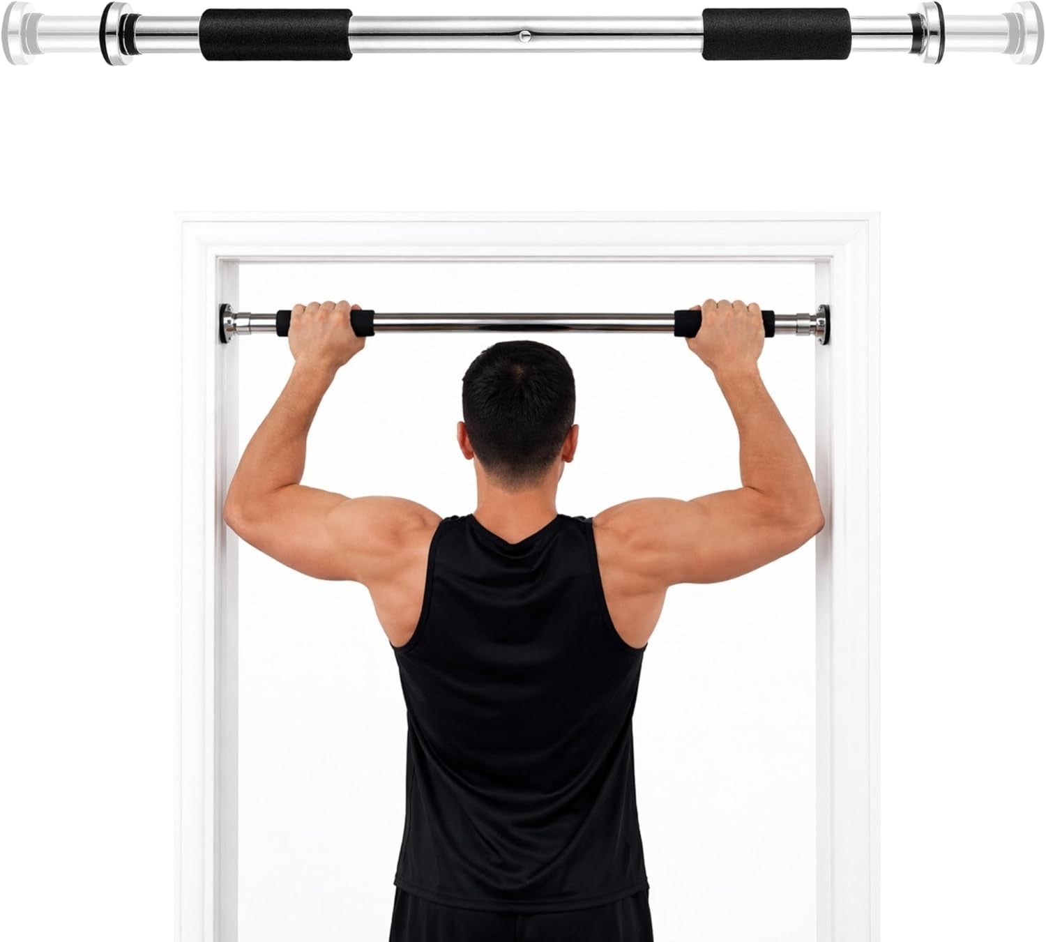Hanging Pull-Up Door Gym Bar (Adjustable & Multi-Use) - 011