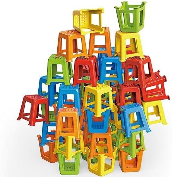 Chair Stacking Balance Game 50 Pieces - 115