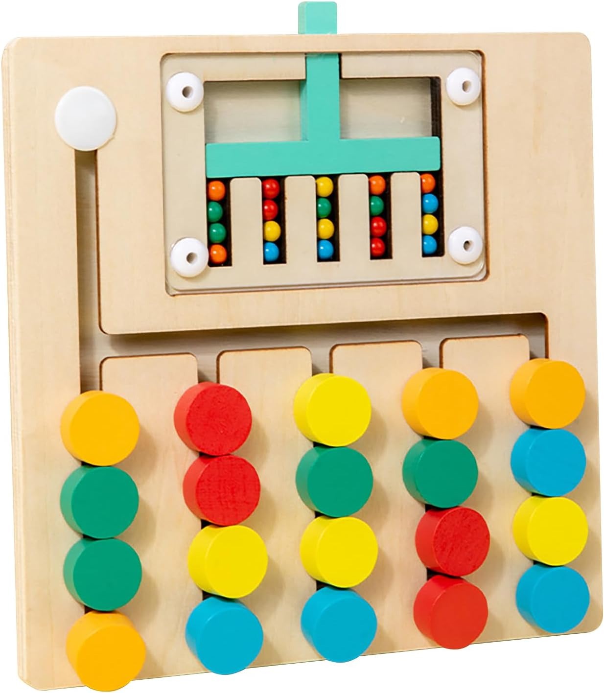 Wooden Color Sorting Mind Sharpening Activity Game