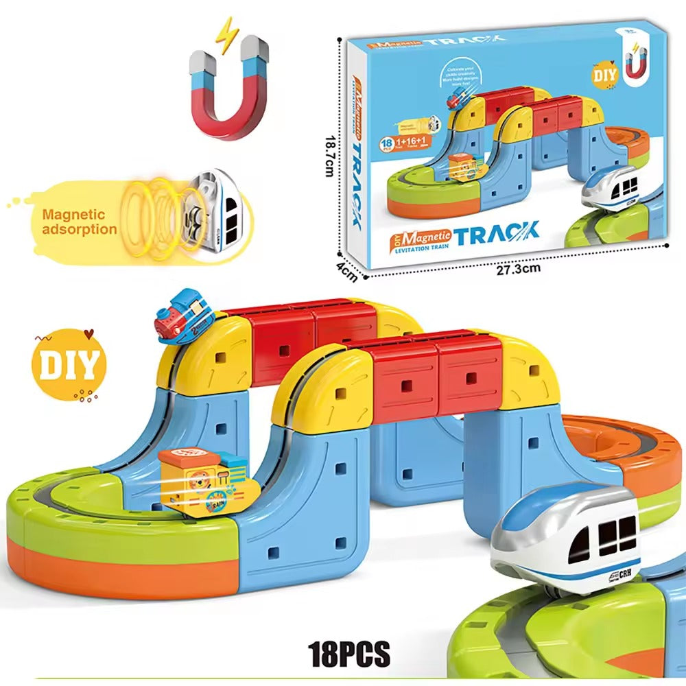 3D STEM  Rail Cube Anti-Gravity Train Set Rechargeable - 655