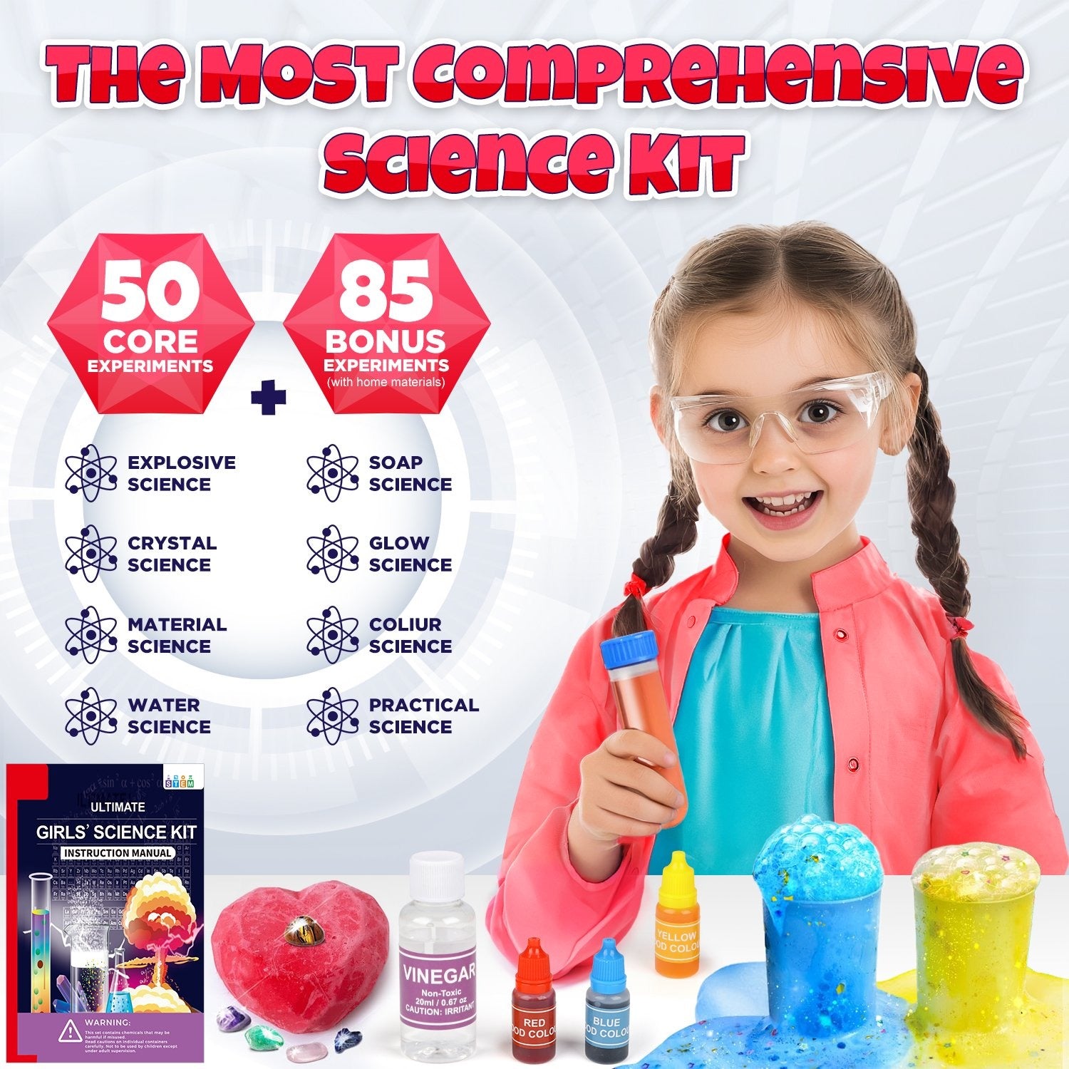 Ultimate Science Kit for Kids 135+ Experiments - 39S