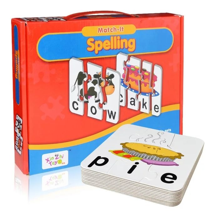 Match It! Spelling Puzzle 12 Puzzle Sets - 80Y