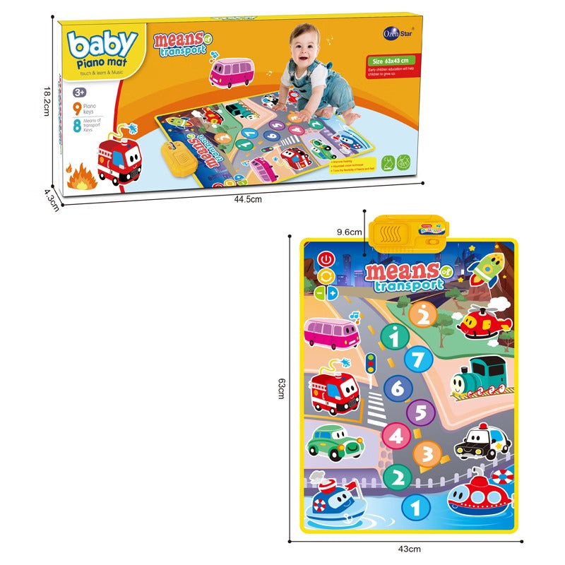 Baby Musical Transport Piano Mat Interactive Learning Play Mat 770