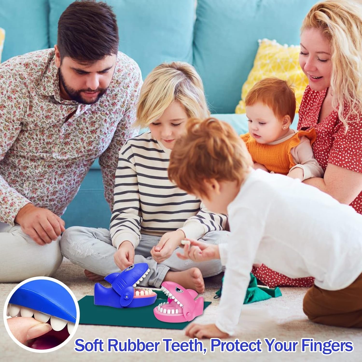 Shark Bite Finger Family Game for Kids and Adults - 040