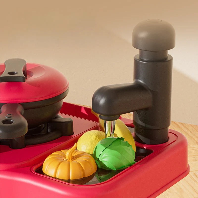 My Mini Little Kitchen Happy Cook Pretend Play Kit 45 piece - 931