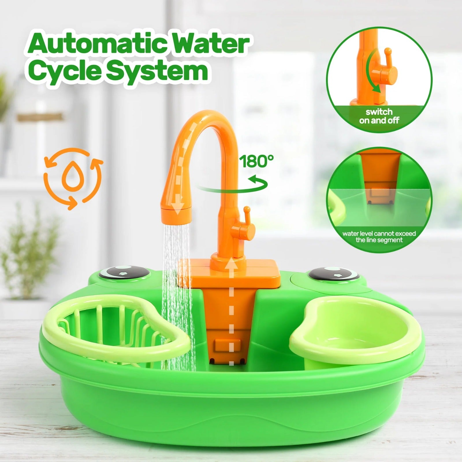 Kitchen Animal Sink Pretend Play Kit  - 29B