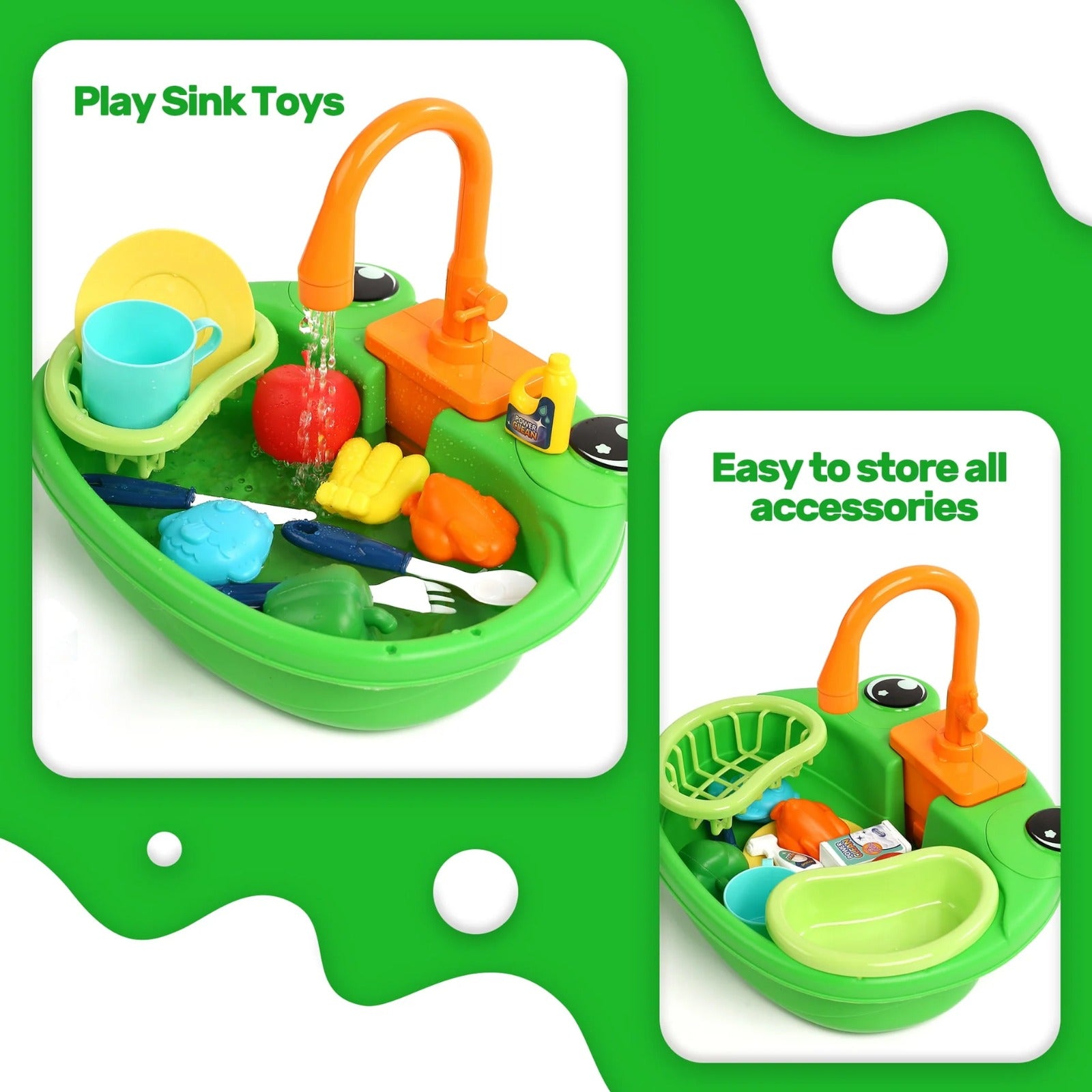 Kitchen Animal Sink Pretend Play Kit  - 29B
