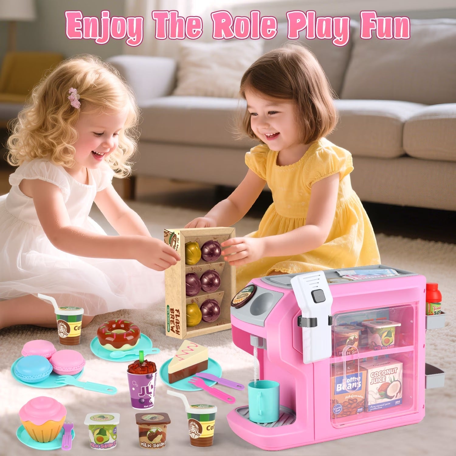 DIY Play House Coffee Shop Pretend Play Kit - 583