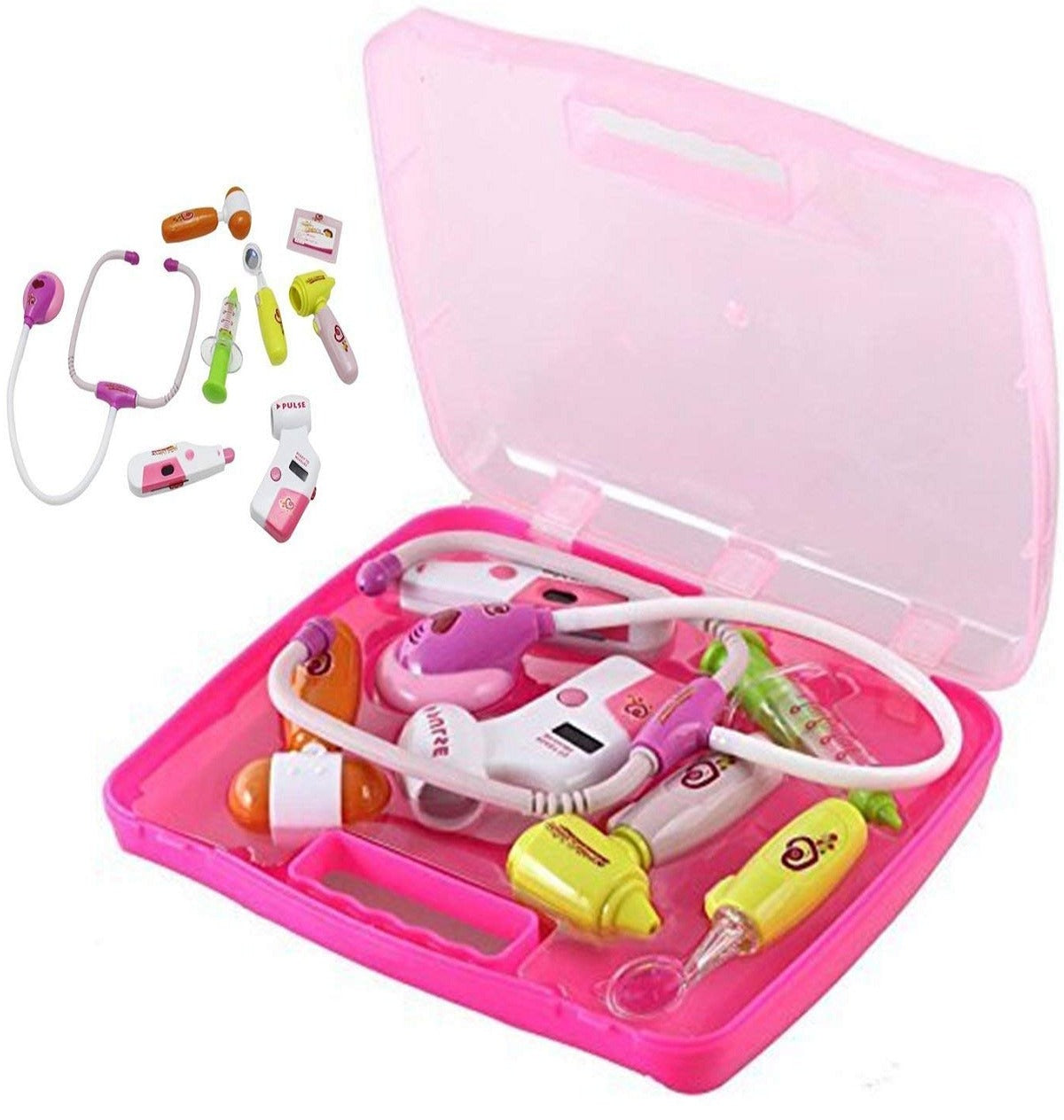 Pretend Play Realistic Tools Medical Doctor Briefcase Set - 900