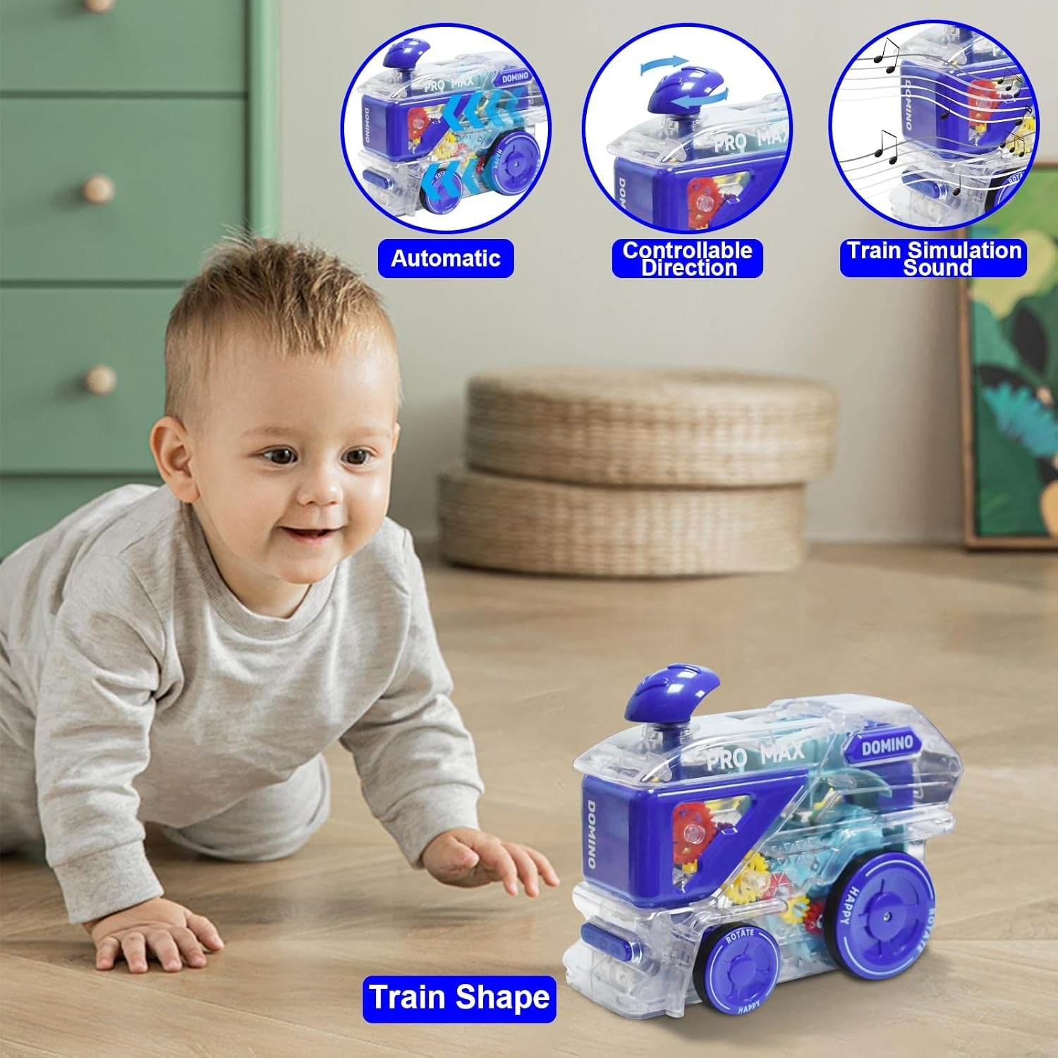 Domino Car Automatic Stacking Train 60 Pcs - 32A