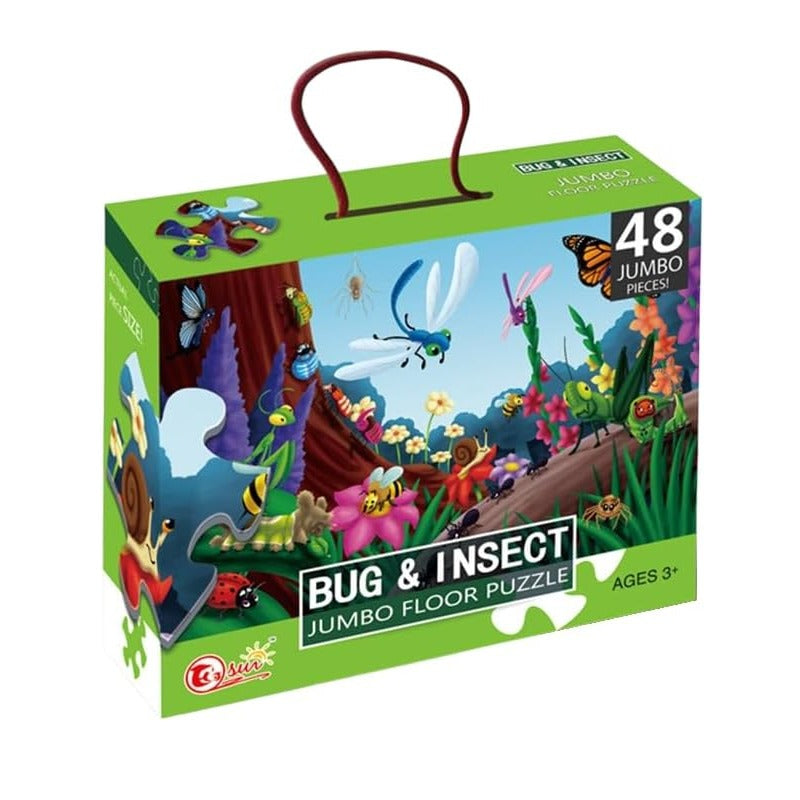 Bug and Insect Jumbo Floor Jigsaw Puzzle 48 pieces - 096