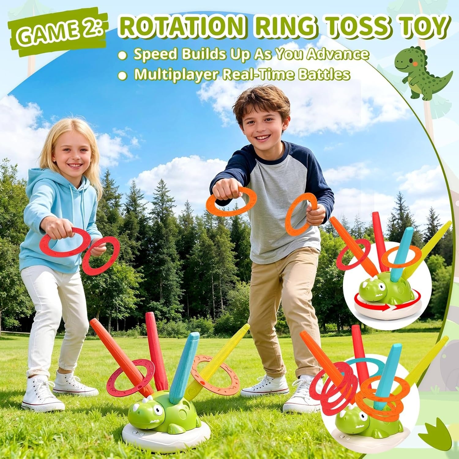 3in1 RC Dinosaur Sports Exercise Machine Play Set - 212